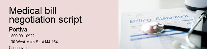 medical bill negotiation script